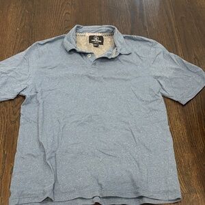 Volcom Boy’s Heathered Blue Polo Shirt Size Large
